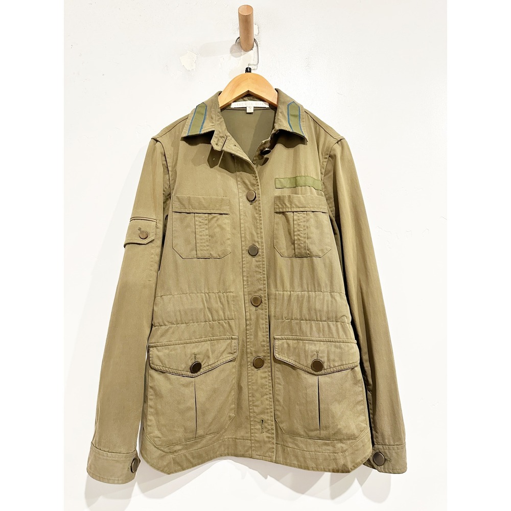 Veronica Beard Olive Green Military Field Jacket Size 1
